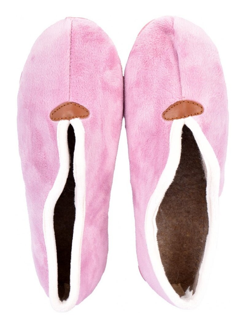 Pantufla Mujer Charentaise PREMIUM Rosa - Kiabi