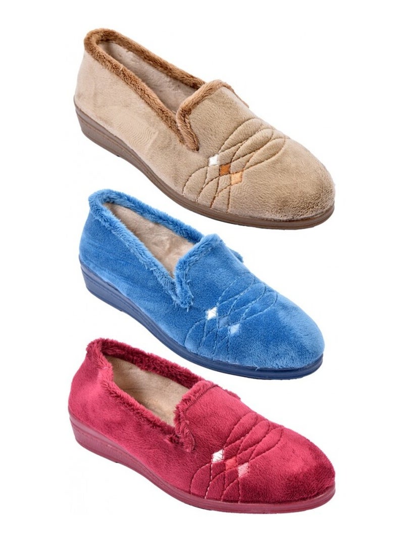 Pantufla Mujer PREMIUM FANTASÍA Azul - Kiabi
