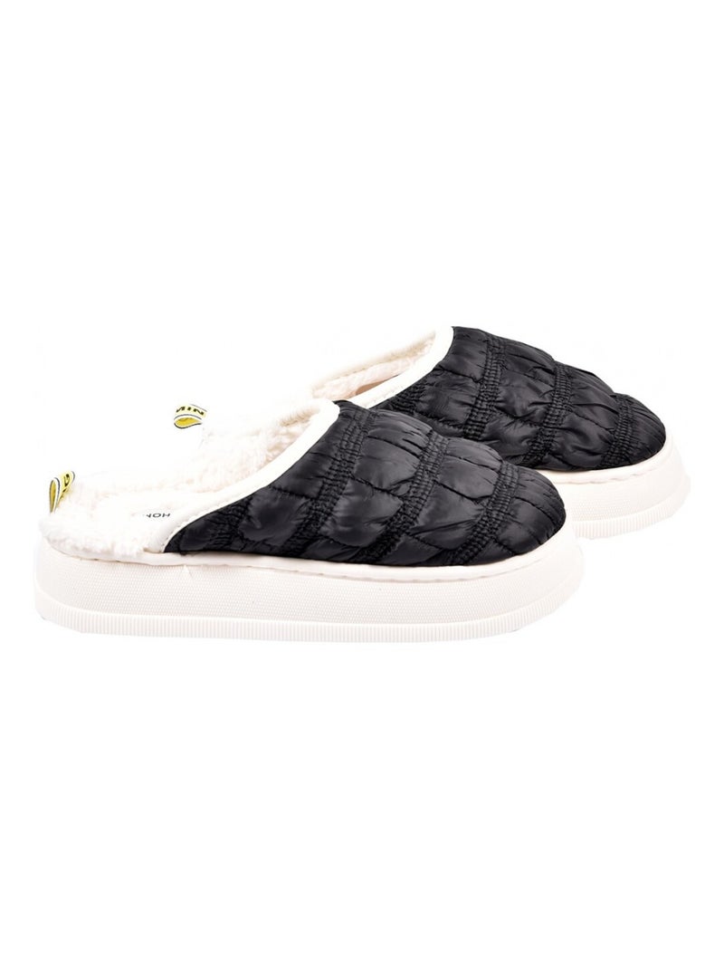 Pantufla Mujer Zapatilla COCOONING Negro - Kiabi