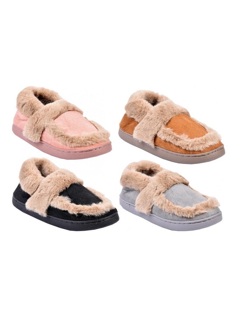 Pantufla Mujer Zapatilla COCOONING Negro - Kiabi