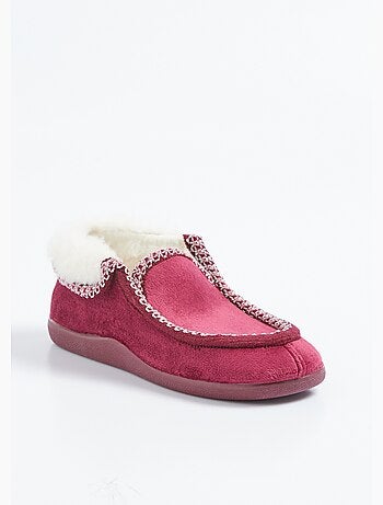 Pantuflas altas de ancho cómodo con forro cálido - Afibel