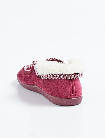 Pantuflas altas de ancho cómodo con forro cálido - Afibel