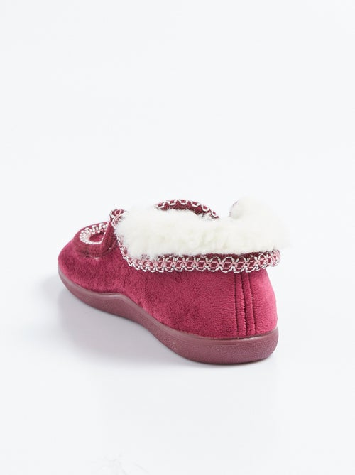Pantuflas altas de ancho cómodo con forro cálido - Afibel - Kiabi
