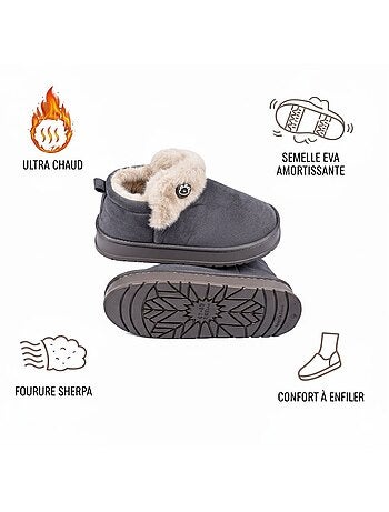 Pantuflas altas hombre MU10162
