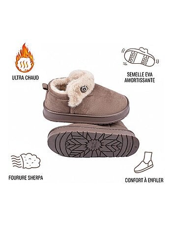 Pantuflas altas hombre MU10162