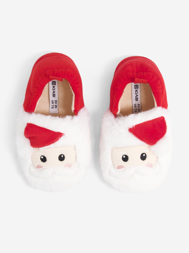 Pantuflas altas 'Papá Noel' Rojo - Kiabi