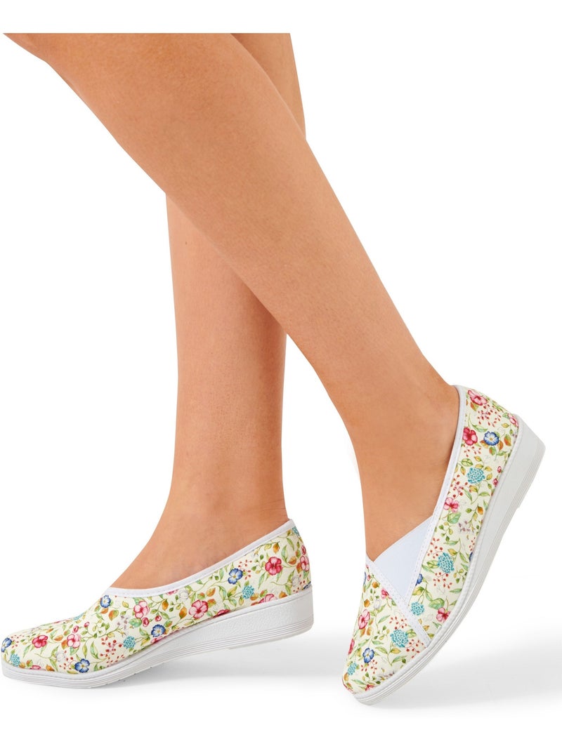 Pantuflas anchas confort elásticas - Afibel Blanco - Kiabi