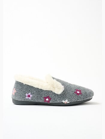 Pantuflas anchas confort pelo sintético - Afibel