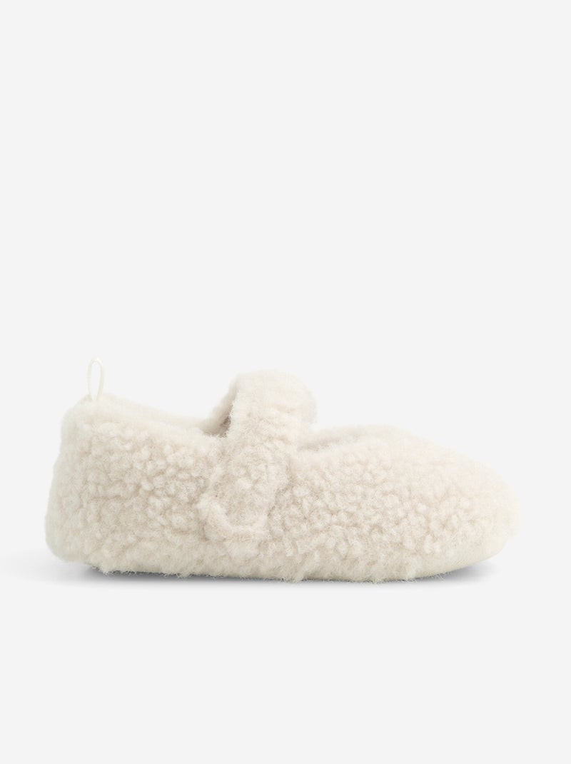 Pantuflas bailarinas Beige - Kiabi