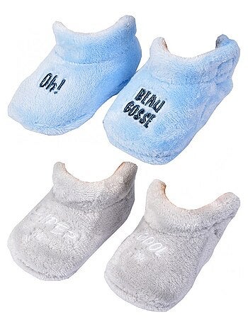 Pantuflas bebé Cocooning Fantasía - Pack de 2