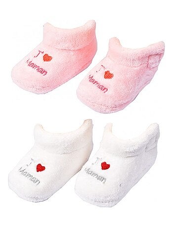 Pantuflas bebé Cocooning Fantasía - Pack de 2