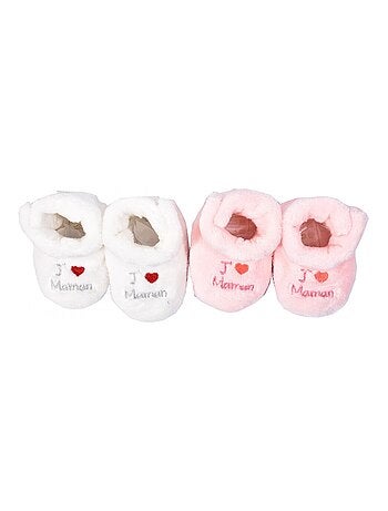 Pantuflas bebé Cocooning Fantasía - Pack de 2
