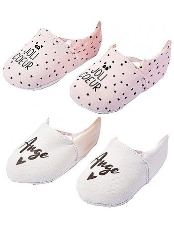Pantuflas bebé Cocooning Fantasía - Pack de 2