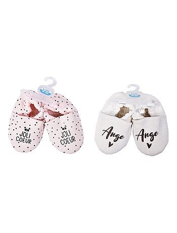 Pantuflas bebé Cocooning Fantasía - Pack de 2