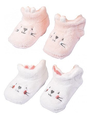 Pantuflas bebé Cocooning Fantasía - Pack de 2