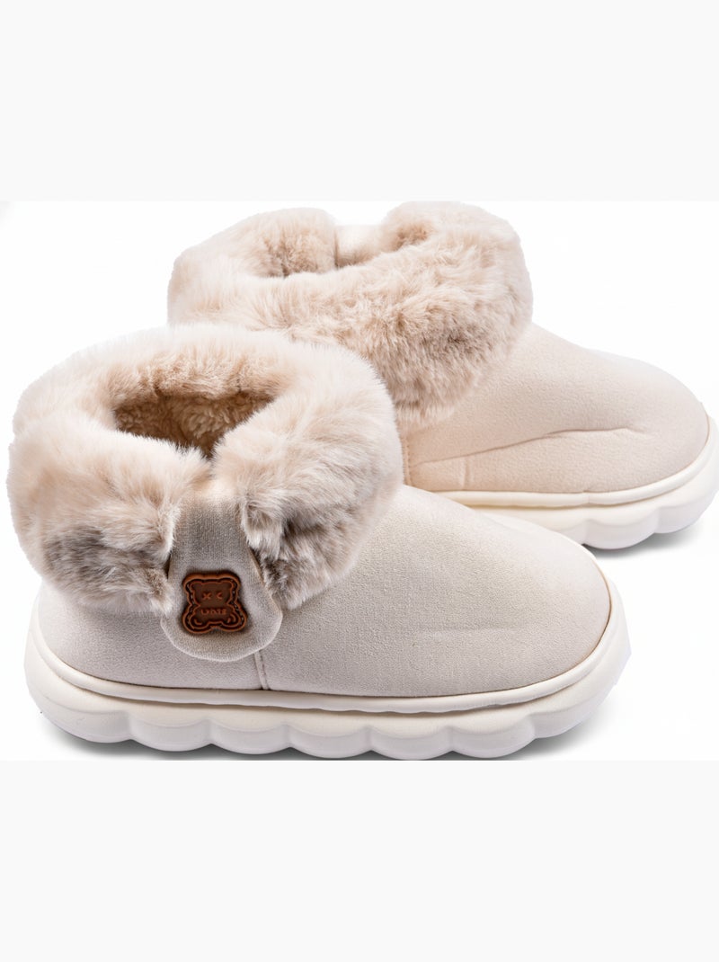 Pantuflas Botines Niña Cálidas y Ligeras MP9760 Beige - Kiabi
