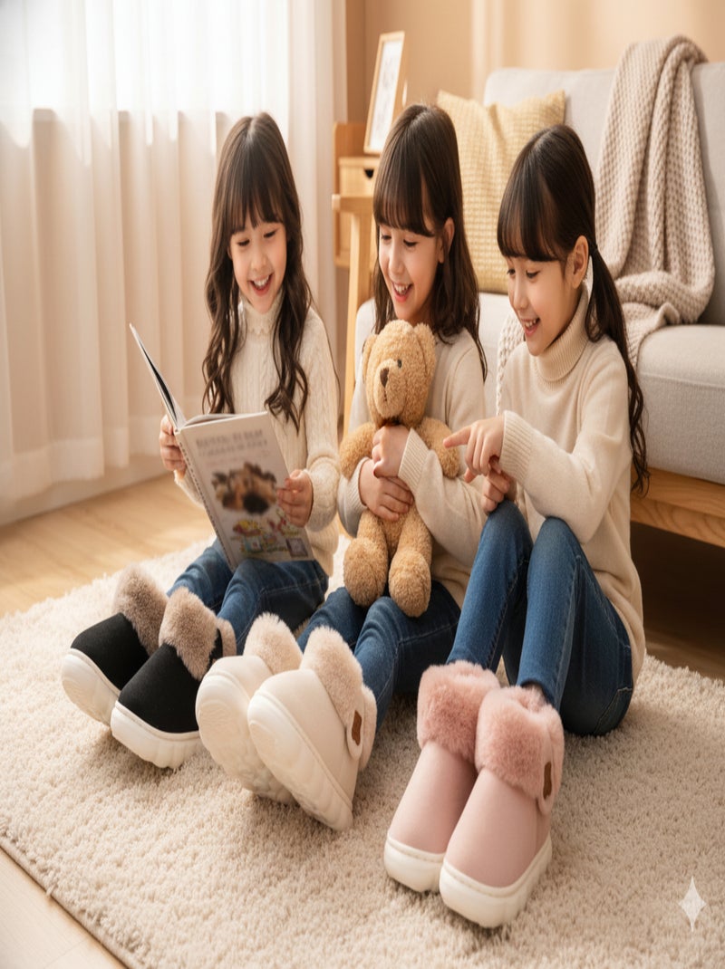 Pantuflas Botines Niña Cálidas y Ligeras MP9760 Beige - Kiabi