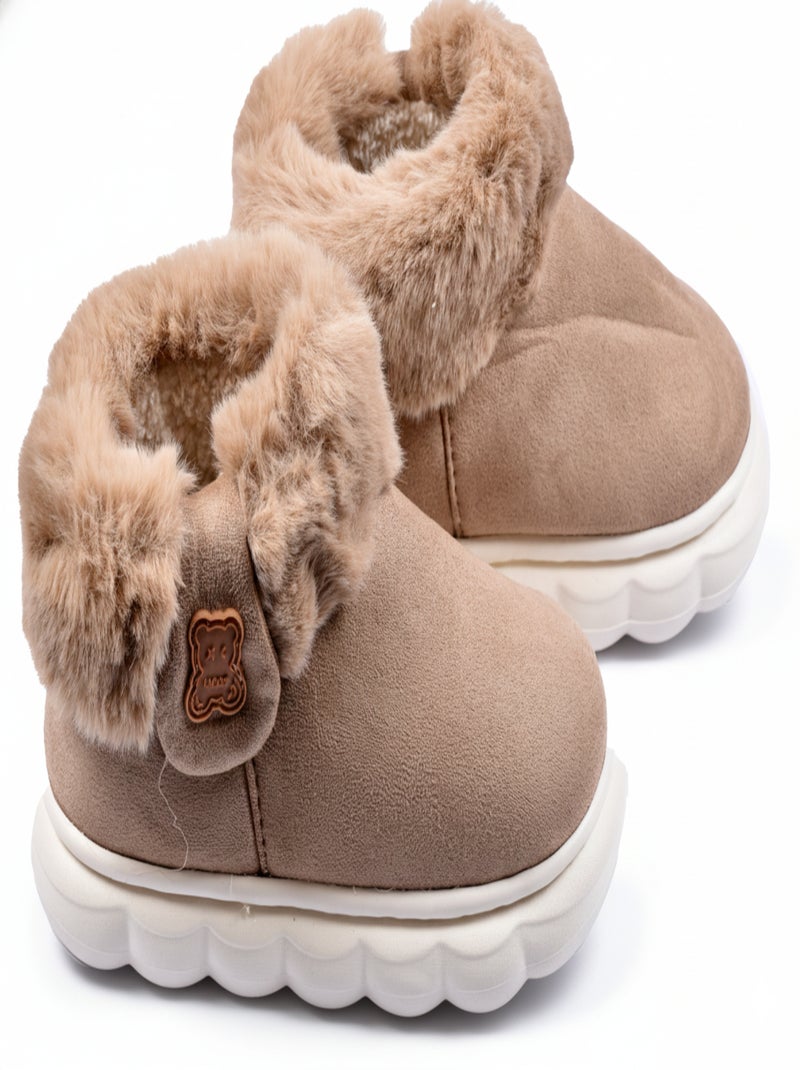 Pantuflas Botines Niña Cálidas y Ligeras MP9760 Marrón - Kiabi