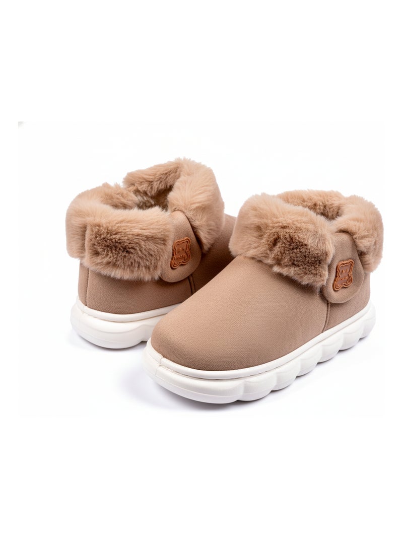 Pantuflas Botines Niña Cálidas y Ligeras MP9760 Marrón - Kiabi