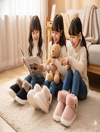 Pantuflas Botines Niña Cálidas y Ligeras MP9760