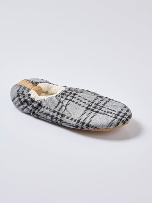 Pantuflas cálidas con forro de sherpa - AFIBEL - Kiabi