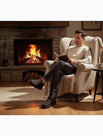 Pantuflas charentaises altas PREMIUM MU9738