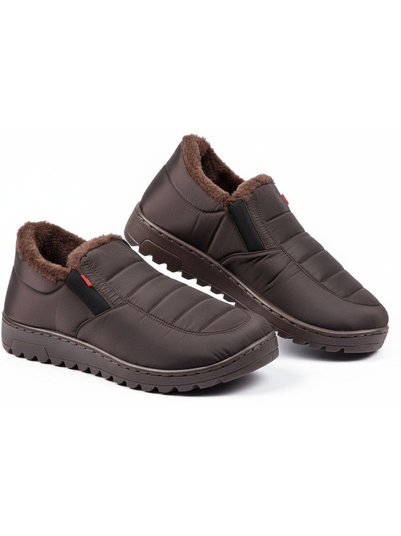 Pantuflas charentaises altas PREMIUM MU9738 Marrón - Kiabi