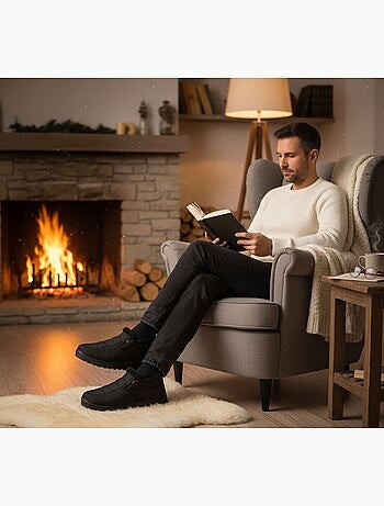 Pantuflas charentaises altas PREMIUM MU9738