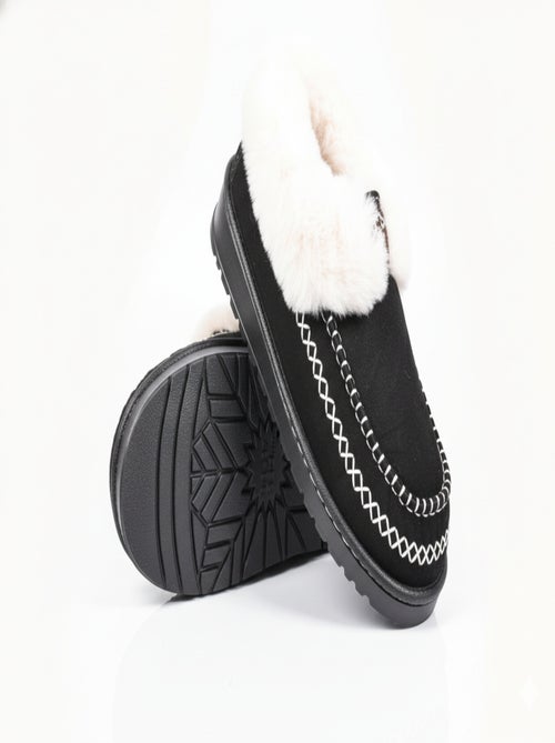 Pantuflas Charentaises Ultra Ligeras Sherpa MD10158 - Kiabi