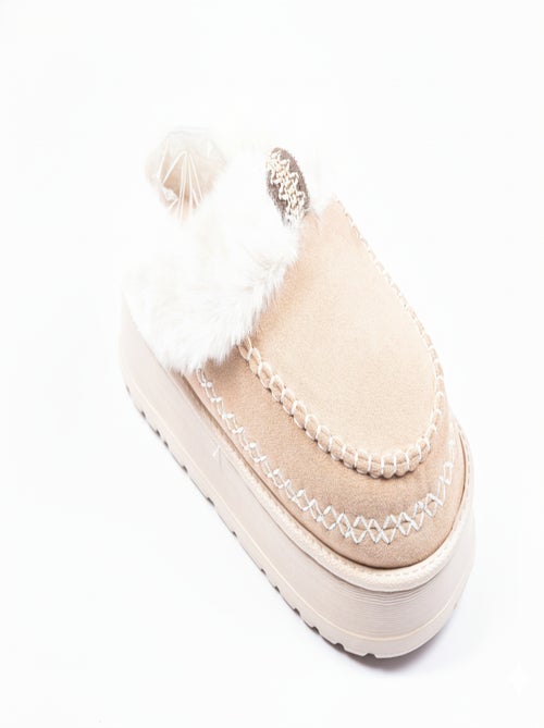 Pantuflas Charentaises Ultra Ligeras Sherpa MD10158 - Kiabi
