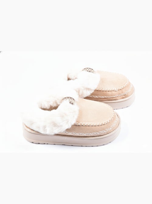 Pantuflas Charentaises Ultra Ligeras Sherpa MD10158 - Kiabi