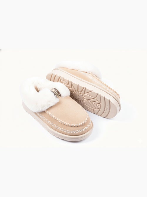 Pantuflas Charentaises Ultra Ligeras Sherpa MD10158 - Kiabi