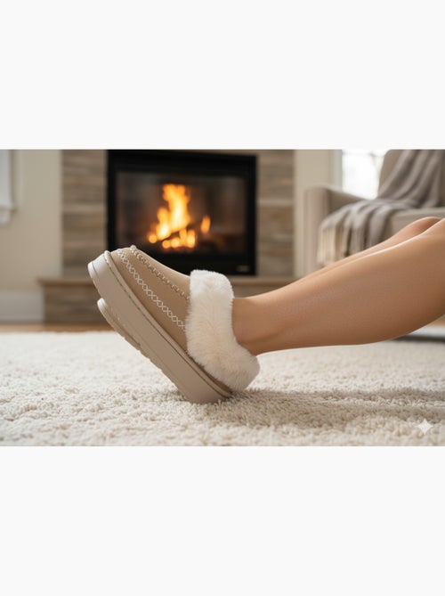 Pantuflas Charentaises Ultra Ligeras Sherpa MD10158 - Kiabi