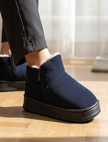 Pantuflas charentesas botín altas