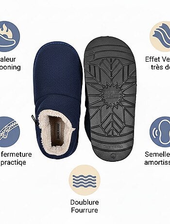 Pantuflas charentesas botín altas