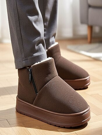 Pantuflas charentesas botín altas