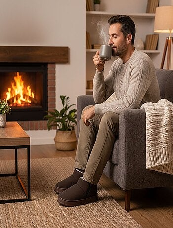 Pantuflas charentesas botín altas