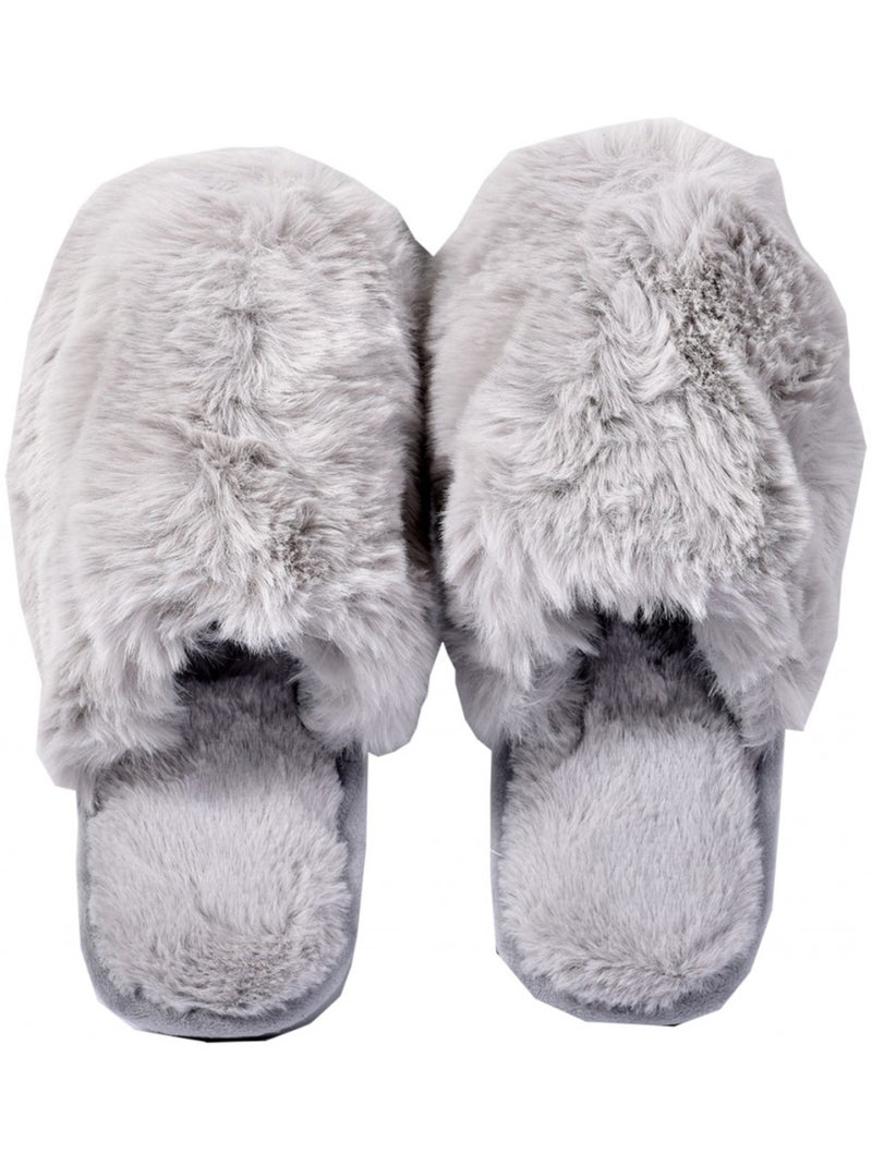 Pantuflas COCOONING para Mujer Confort PREMIUM Gris - Kiabi