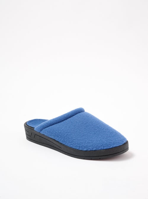 Pantuflas de vellón ancho confort mula mixta - Afibel - Kiabi