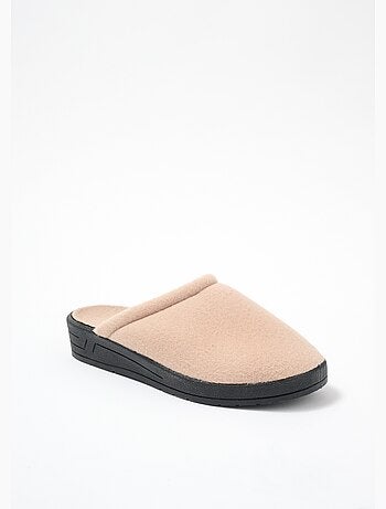 Pantuflas de vellón ancho confort mula mixta - Afibel