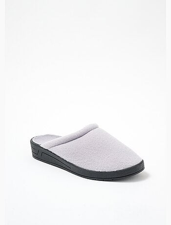 Pantuflas de vellón ancho confort mula mixta - Afibel