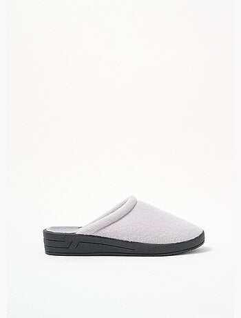 Pantuflas de vellón ancho confort mula mixta - Afibel