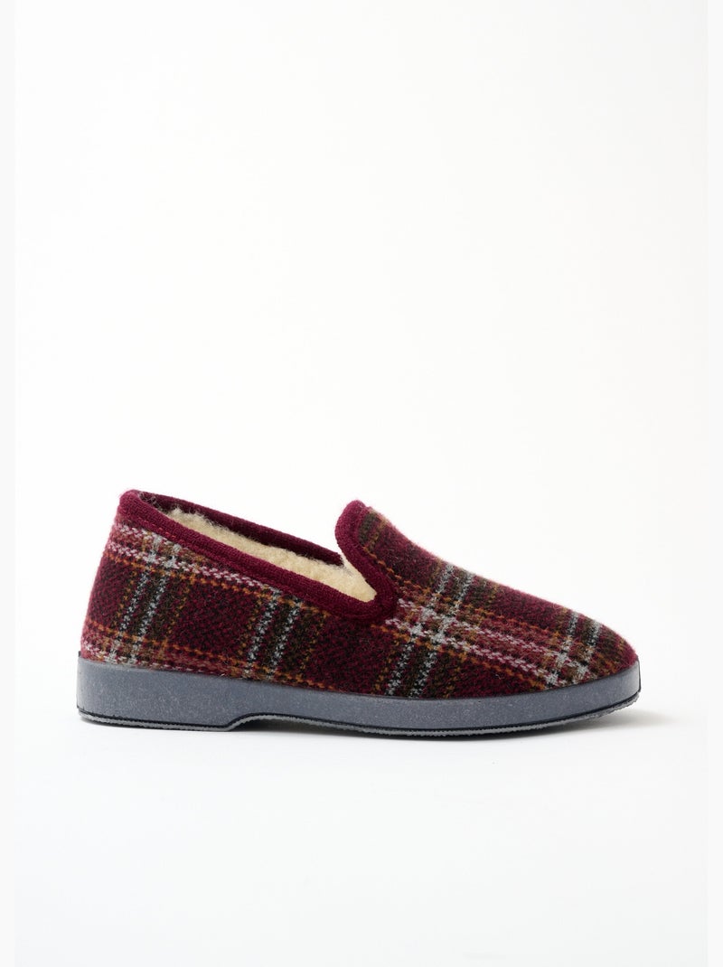 Pantuflas forradas de ancho mixto confort - Afibel Rojo - Kiabi