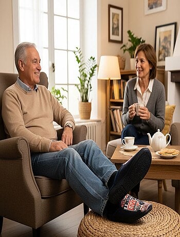 Pantuflas Hombre Mule Fantasía PHOTOPRINT