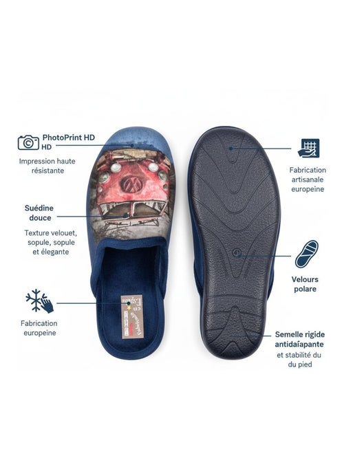 Pantuflas Hombre Mule Fantasía PHOTOPRINT - Kiabi
