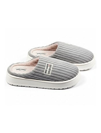 Pantuflas hombre pana acanalada MU10122