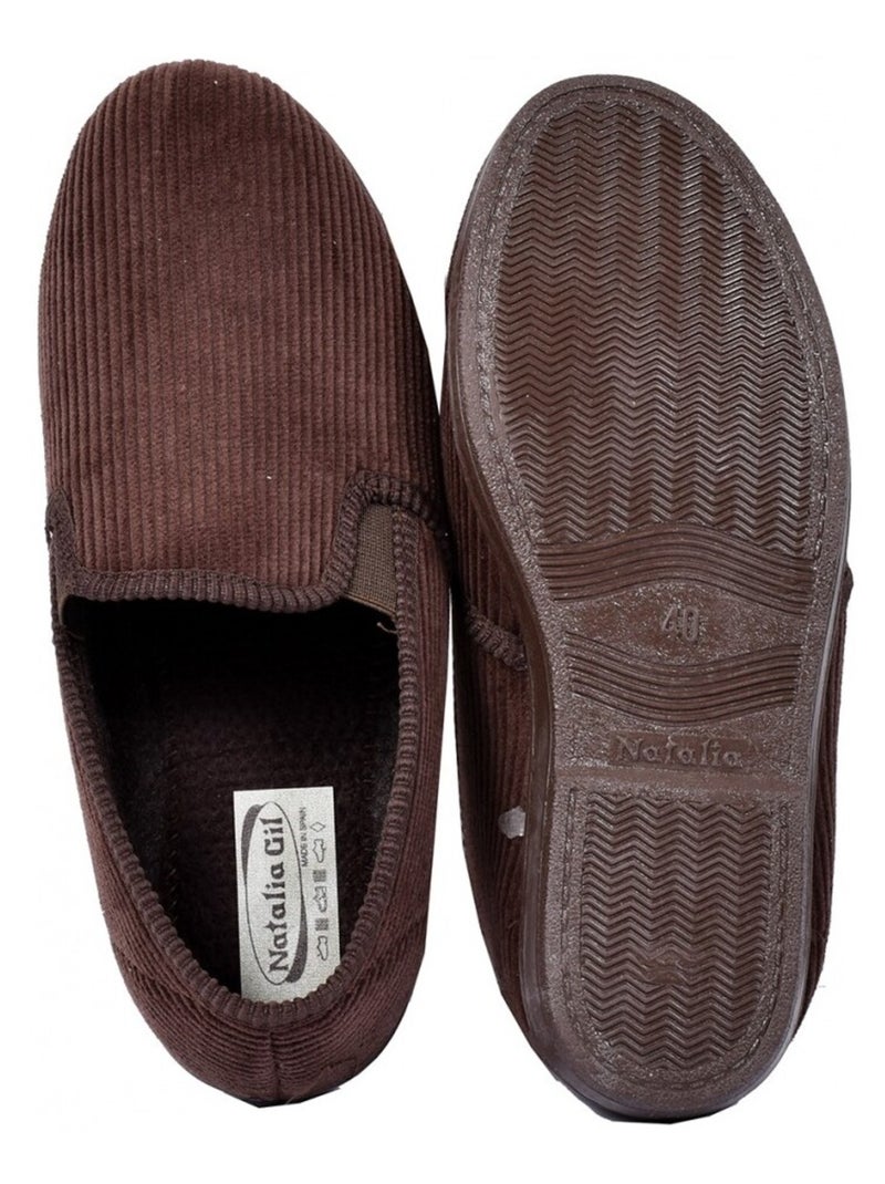 Pantuflas Hombre PREMIUM Marrón - Kiabi