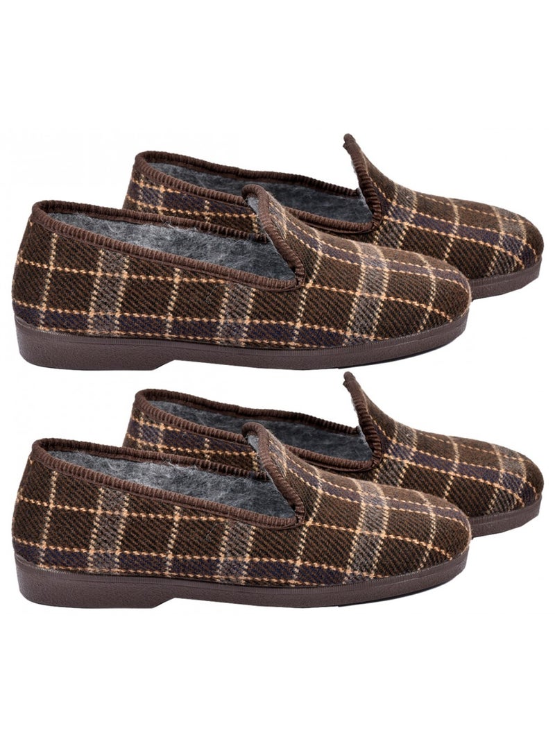 Pantuflas Hombre PREMIUM Pack de 2 Multicolor - Kiabi