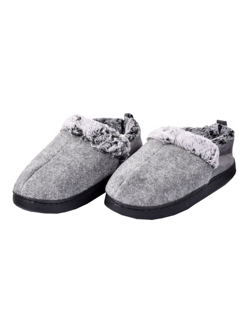 Pantuflas Hombre Zapatilla PREMIUM Gris - Kiabi