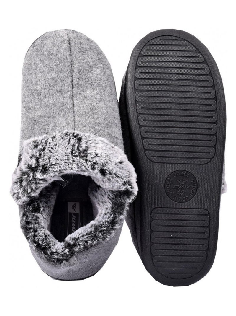 Pantuflas Hombre Zapatilla PREMIUM Gris - Kiabi